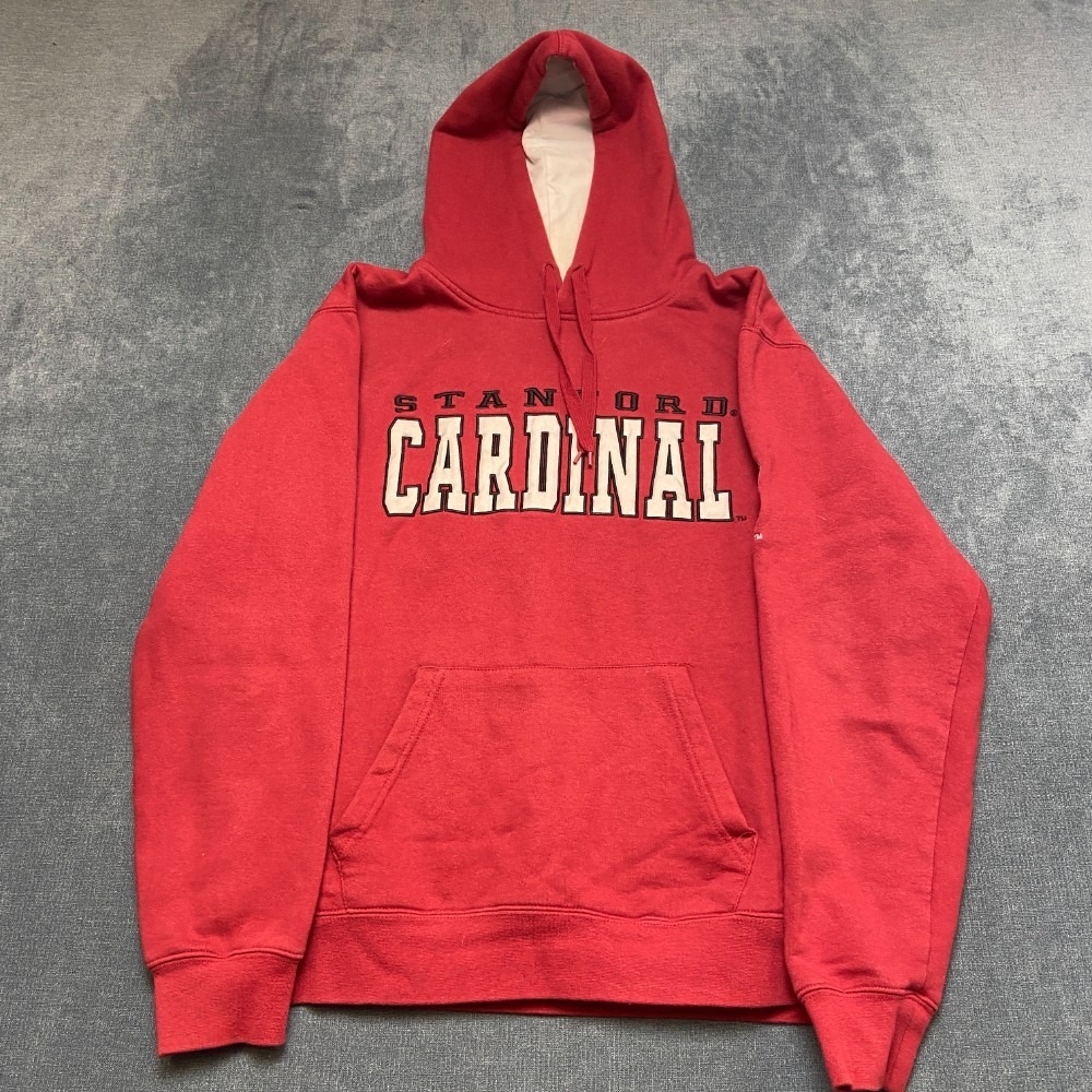 Stanford Cardinal Hoodie Mens Large Red Stadium Athletics Football NCAA Cotton